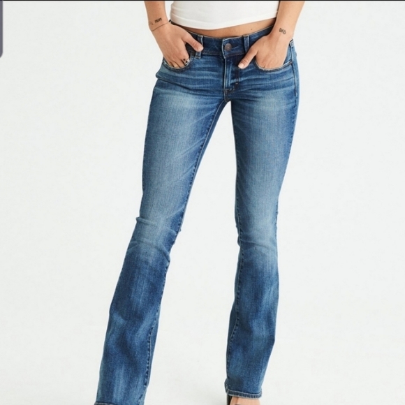 American Eagle | Super Stretch Kick Boot Jeans | Size 4 Regular - Picture 6 of 6
